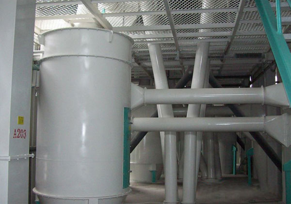 天津王經(jīng)理定購的面粉廠旋風(fēng)除塵器、布袋除塵器已發(fā)貨